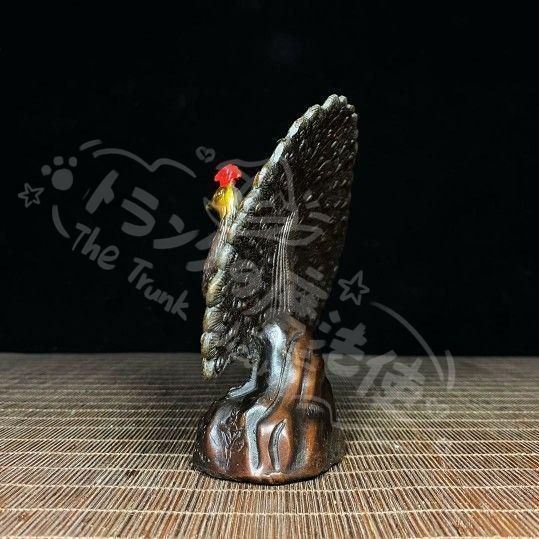 新年ギフトクジャク 置物 装飾品 現代工芸品美術品CZW1207P709 - メルカリ