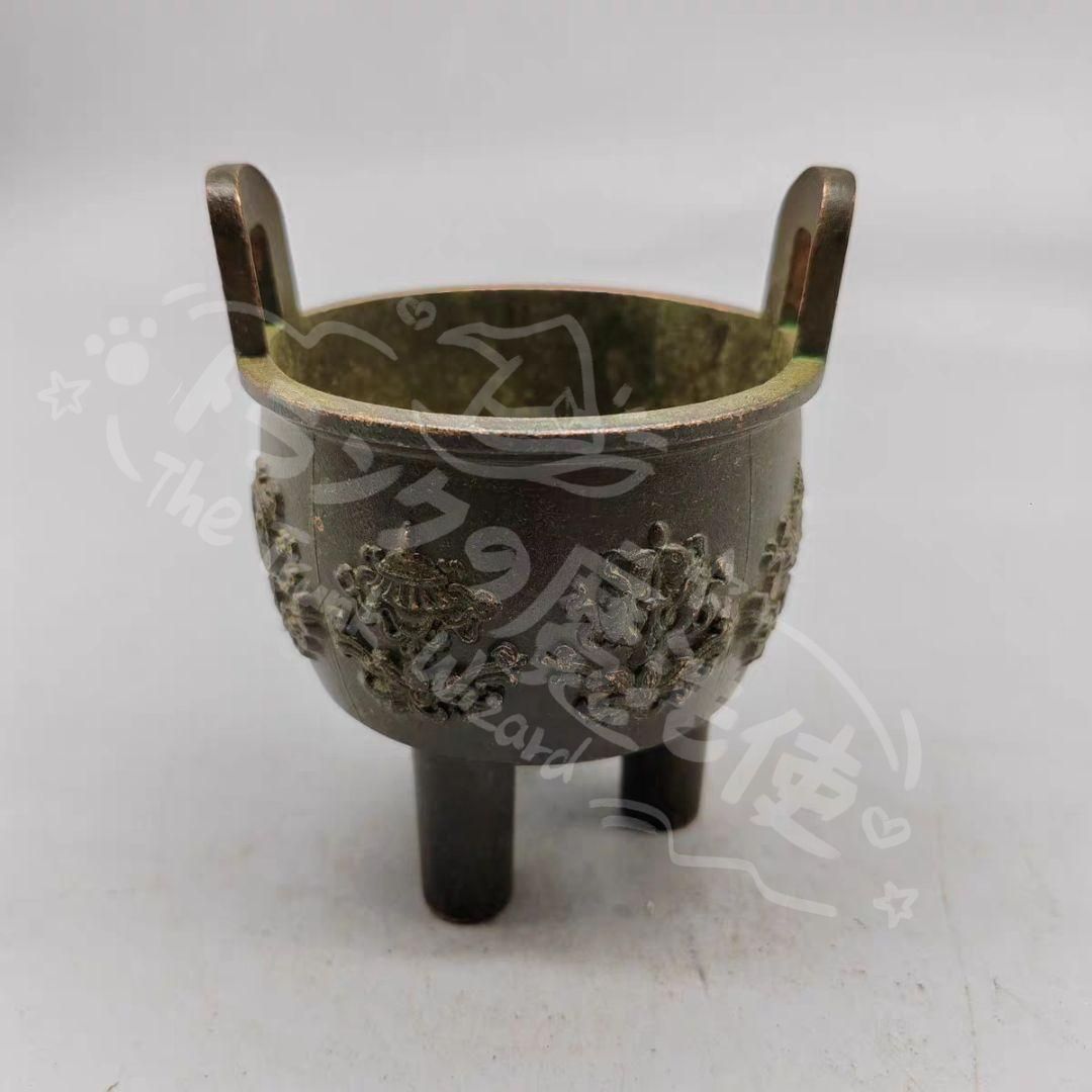 新年ギフト銅器 香炉 三足鼎 香道具 装飾品 置物
