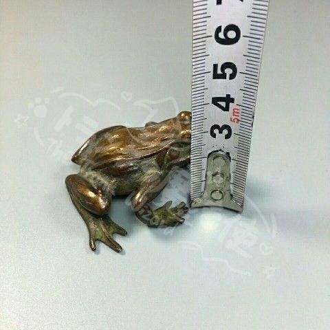 銅製 小蛙 置物 銅彫物 茶道 茶寵 装飾品 工芸品 美術品 銅製 小蛙 置物 銅彫物 茶道 茶寵 装飾品 工芸品 美術品