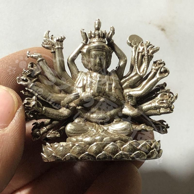 新年ギフト仏教美術 仏像 千手観音仏像 小仏像 銅製品 工芸品 置物