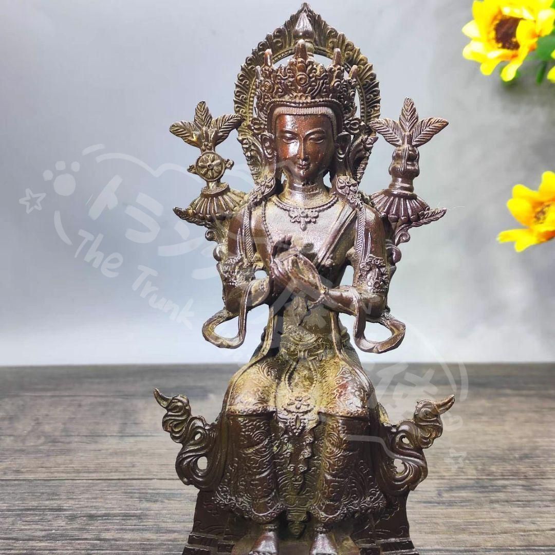 新年ギフト銅細工 仏像 仏堂 菩薩 装飾品 置物