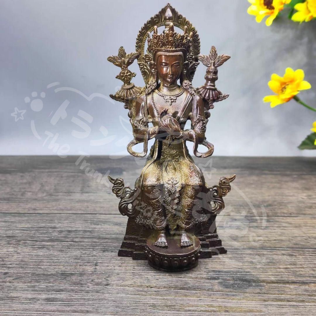 新年ギフト銅細工 仏像 仏堂 菩薩 装飾品 置物