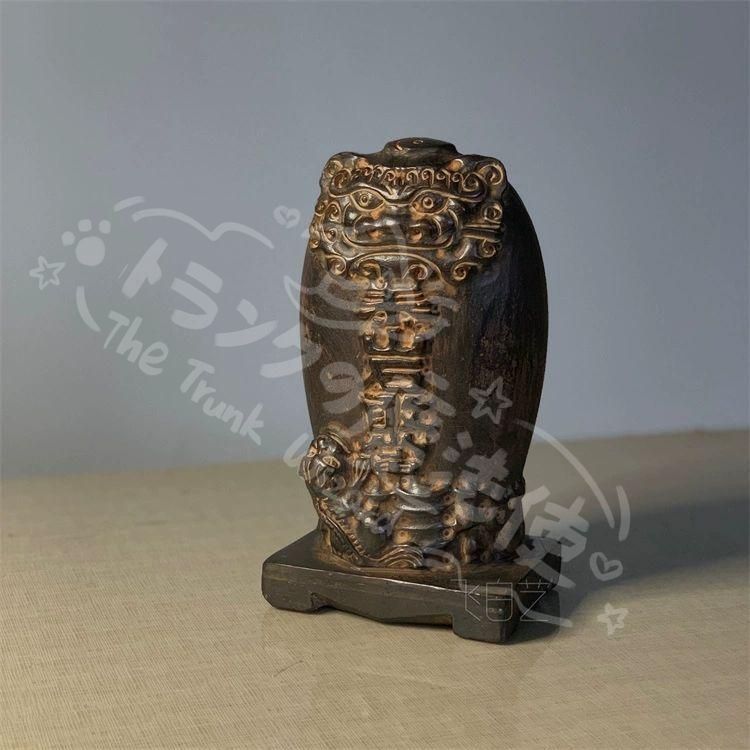 新年ギフト石像彫刻 応接間 執務室 茶室 書斎 室外亭院 辟邪 開運 装飾品 置物