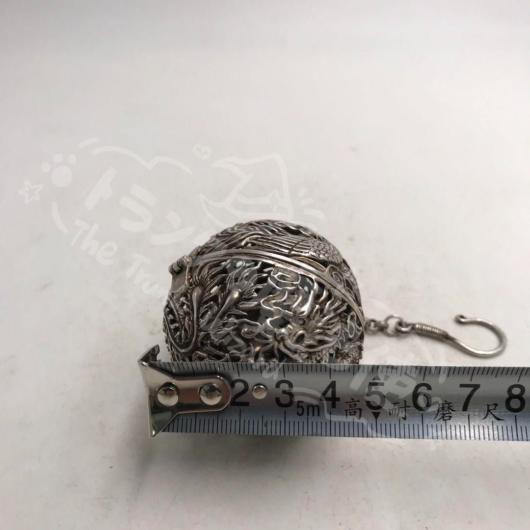 販売 新年ギフト銅 細工 龍鳳花鳥香り球透かし彫り香炉 香道具 装飾品