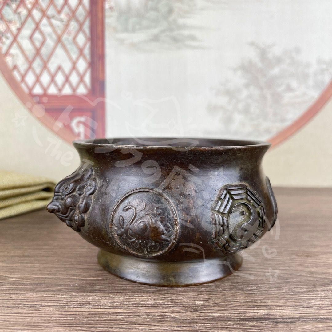新年ギフト四神獣 八卦炉 銅製 工芸品 美術品 置物CZW1207P662 - メルカリ