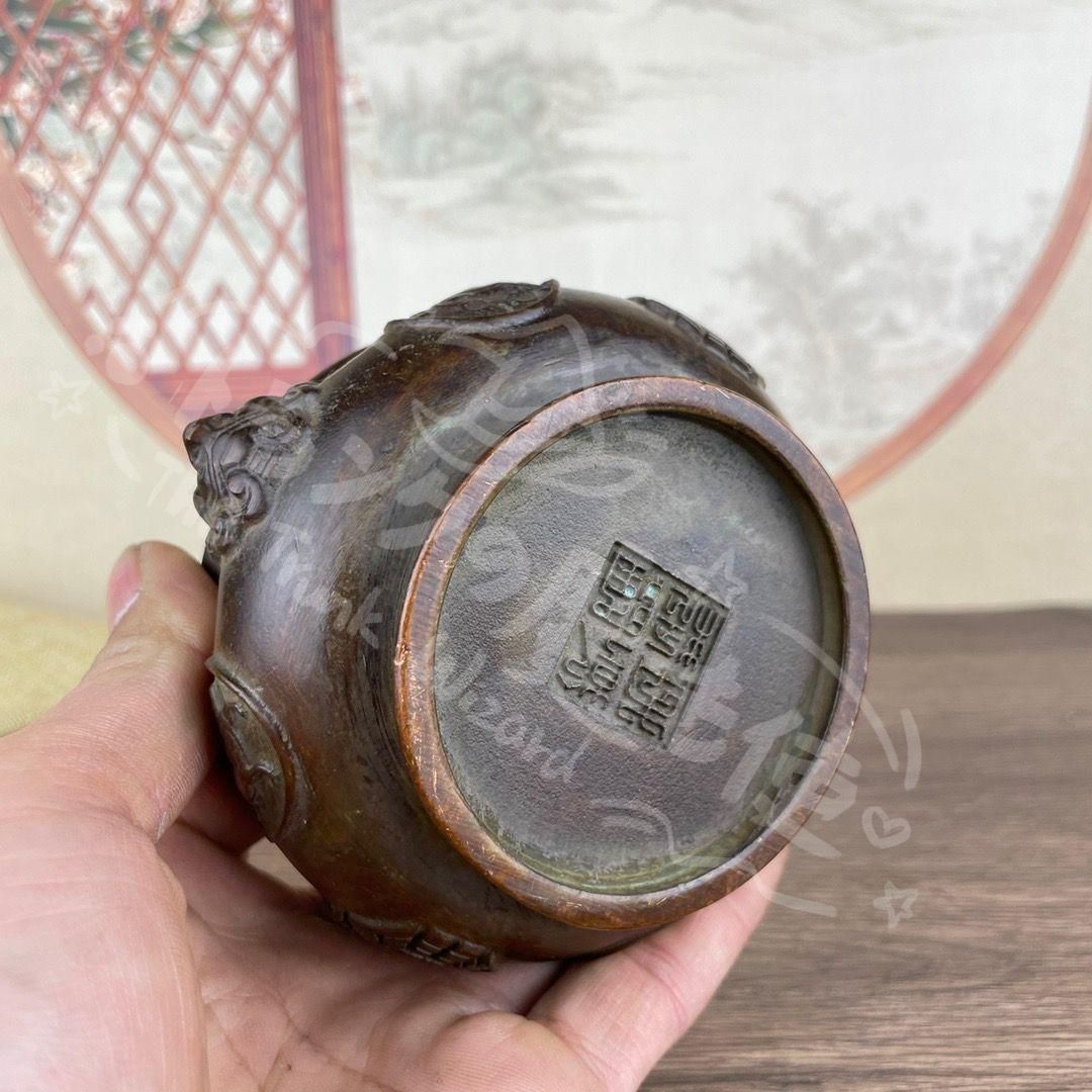 新年ギフト四神獣 八卦炉 銅製 工芸品 美術品 置物CZW1207P662 - メルカリ