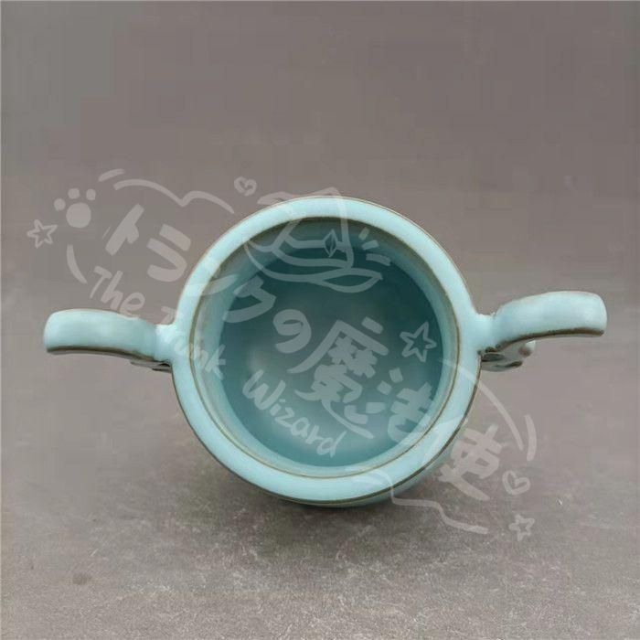 新年ギフト両耳如意尊三本足香炉 香道具 装飾品 現代工芸品 美術品