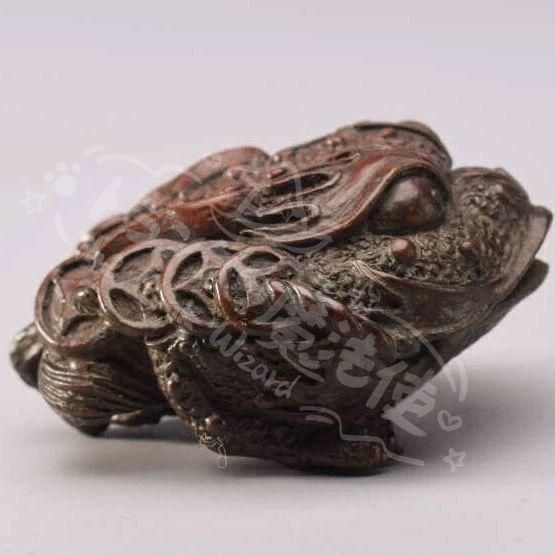 新年ギフト銅細工 三足金蟾 茶寵 茶道具 蓋置 装飾品工芸品 置物