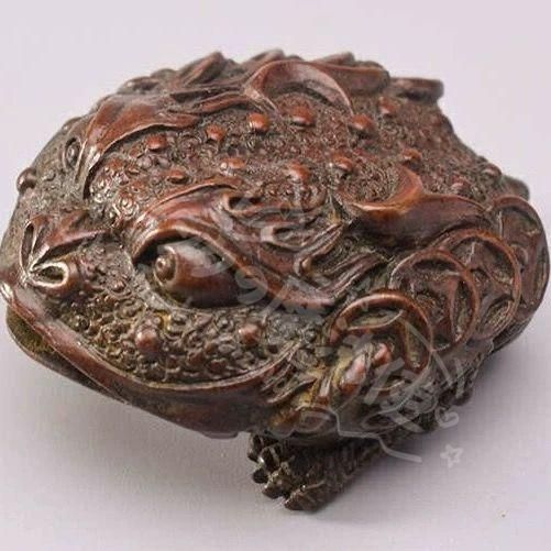 新年ギフト銅細工 三足金蟾 茶寵 茶道具 蓋置 装飾品工芸品 置物