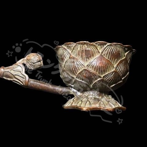 銅器 香炉 手に蓮華蓮蓬香炉 茶道香炉 工芸品 置物 新年ギフト銅器 手に蓮華 蓮蓬 薫香炉 香道具 工芸品 美術品 置物