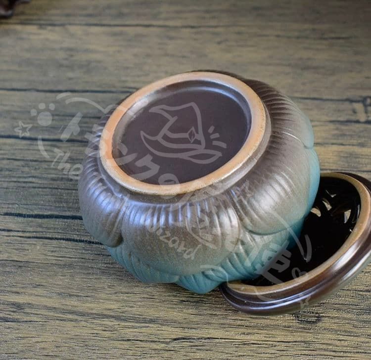 新年ギフト陶磁盤香炉 蓮華薫香炉 室内禅意薫炉 香道具 工芸品 置物