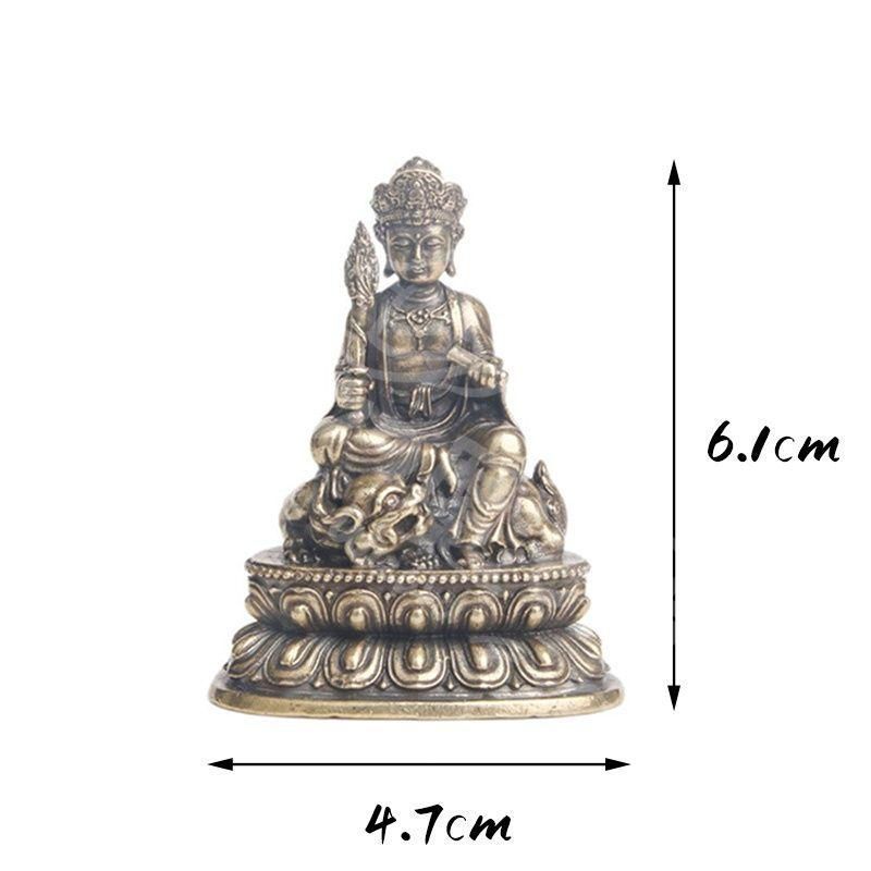 新年ギフト銅像 仏像 小仏像 文殊菩薩 観音菩薩 工芸品 置物