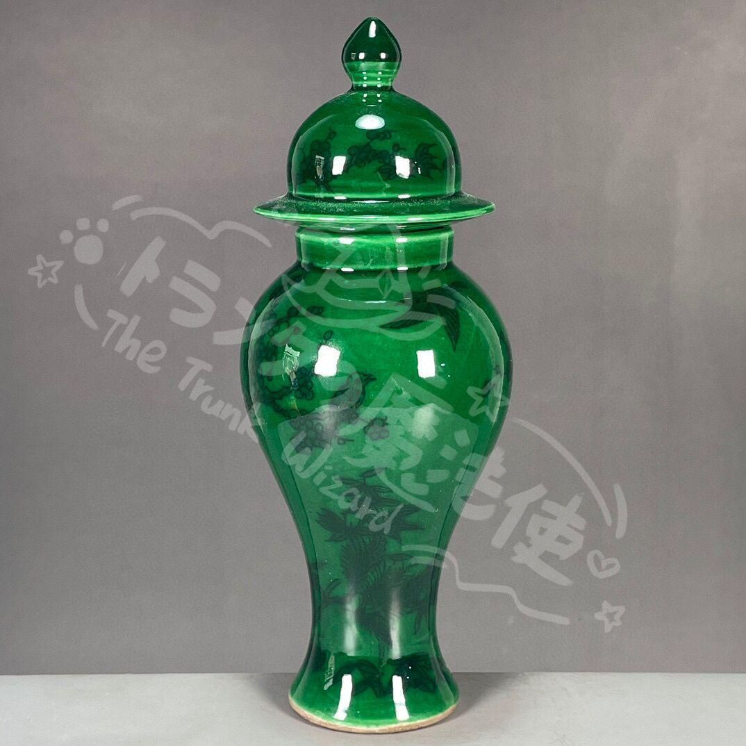 清乾隆緑釉回転式透かし彫り香炉 景徳鎮 陶磁器 装飾品 工芸品 美術品 置物 大清乾隆エメラルドグリーン釉透かし彫り回転香炉景徳鎮製 装飾品 美術