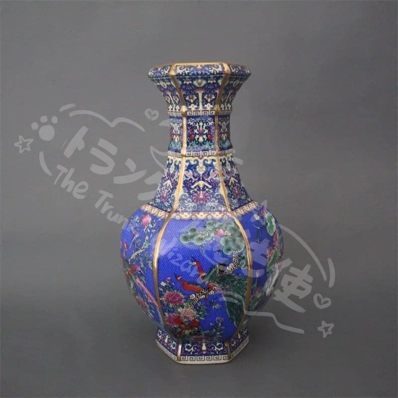 琺瑯彩賞瓶 花瓶 置物 景徳鎮 陶磁器 装飾品 現代工芸品 美術品 新年ギフト琺瑯彩賞瓶 花瓶 置物 景徳鎮 陶磁器 装飾品 現代工芸品