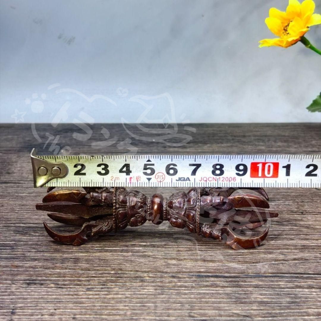 新年ギフト銅 細工 密宗多傑金剛法器 金剛杵 降魔杵 辟邪 開運風水