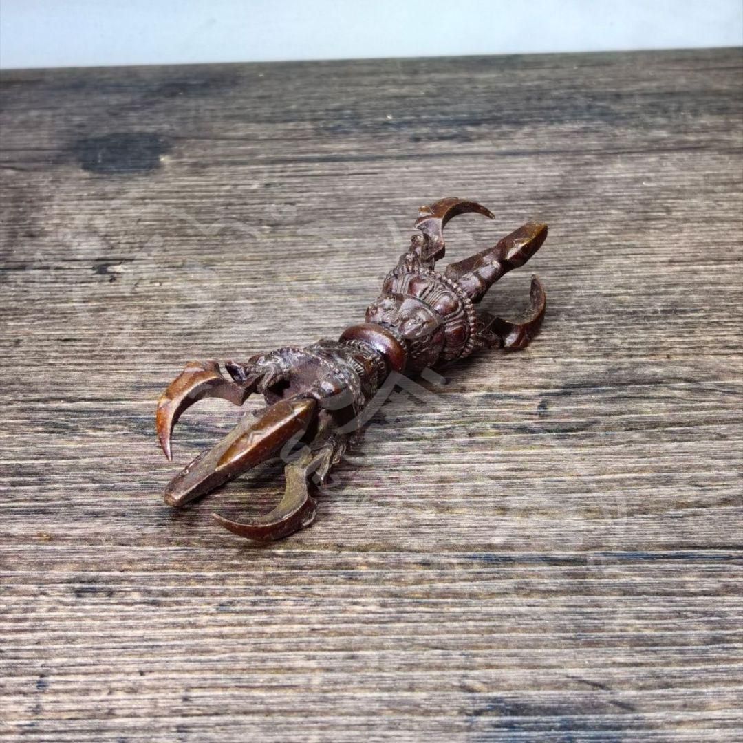 新年ギフト銅 細工 密宗多傑金剛法器 金剛杵 降魔杵 辟邪 開運風水