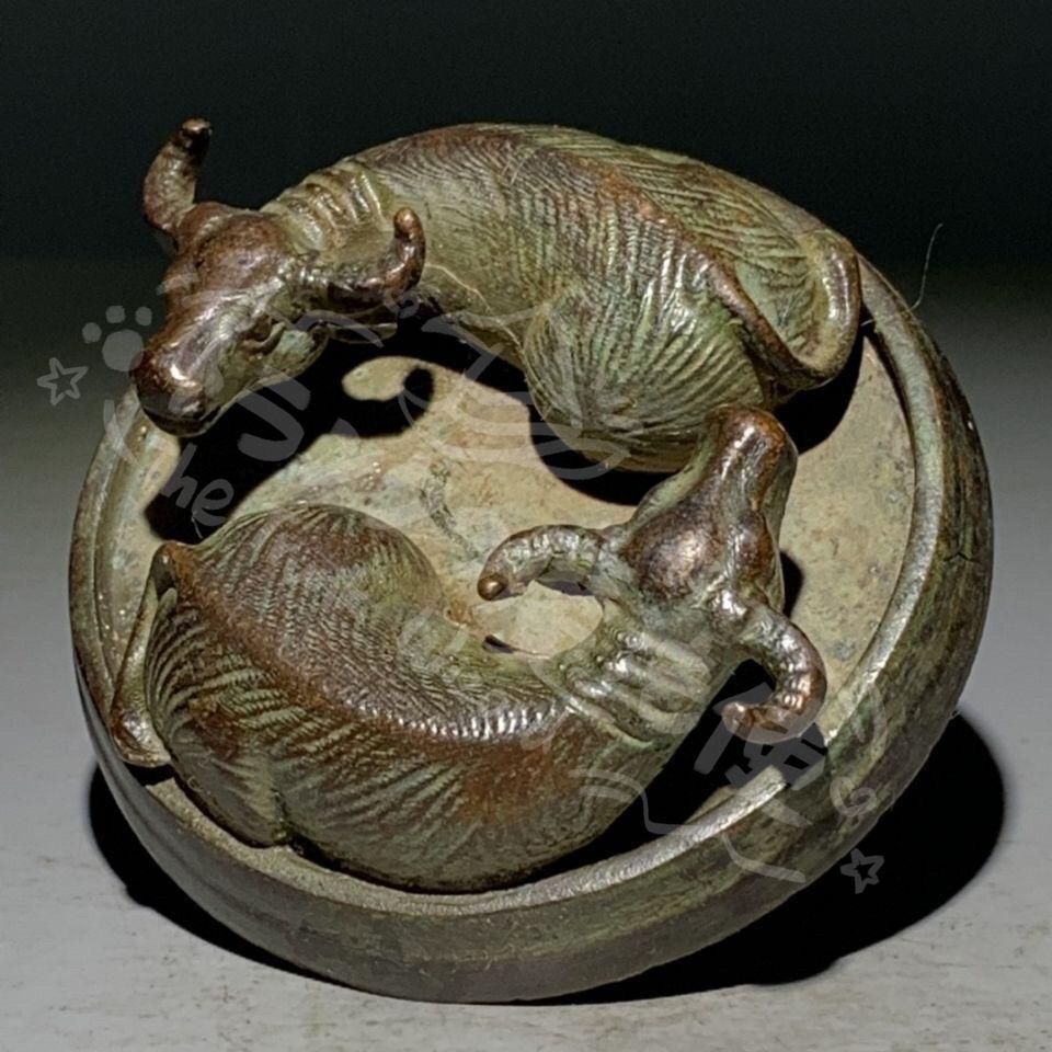 新年ギフト牛ひねり乾坤八卦の 置物 工芸品 美術品CZW1207P837 - メルカリ