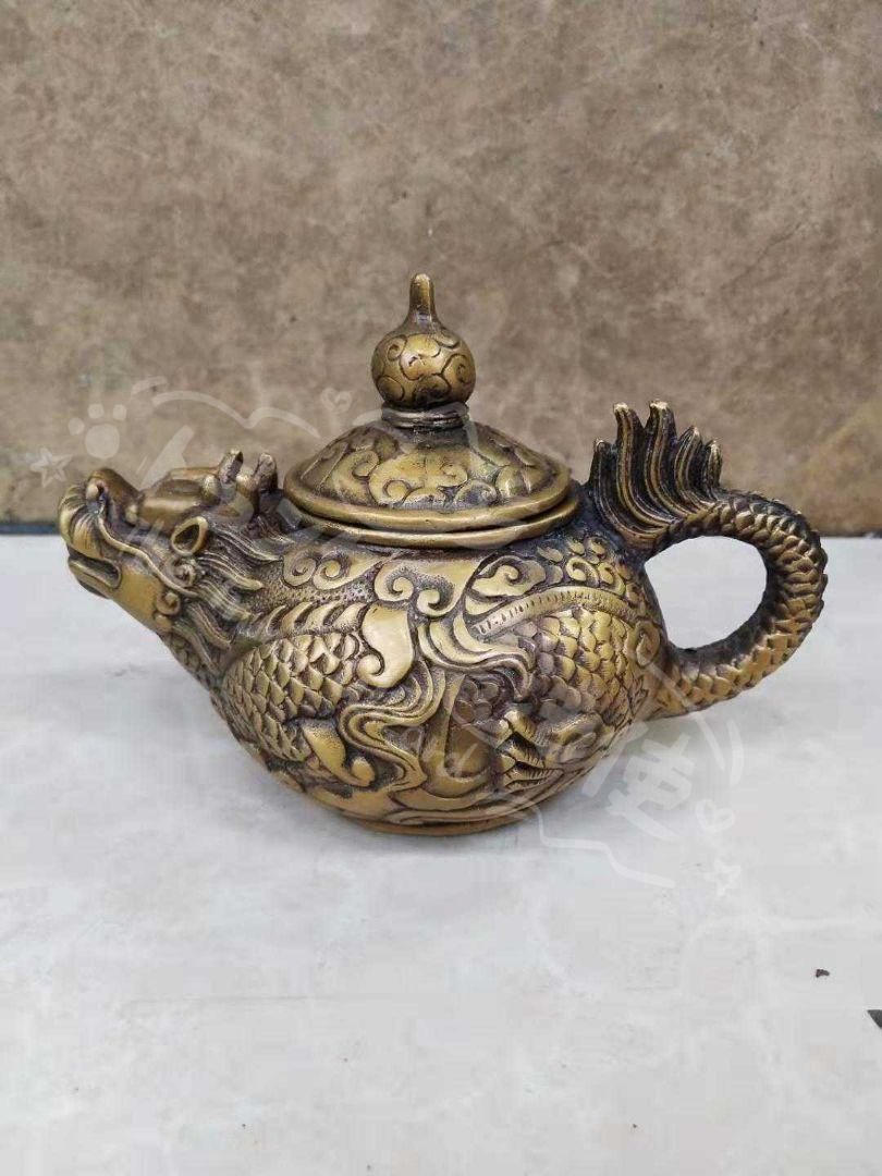 新年ギフト竜頭 徳利 現代 置物