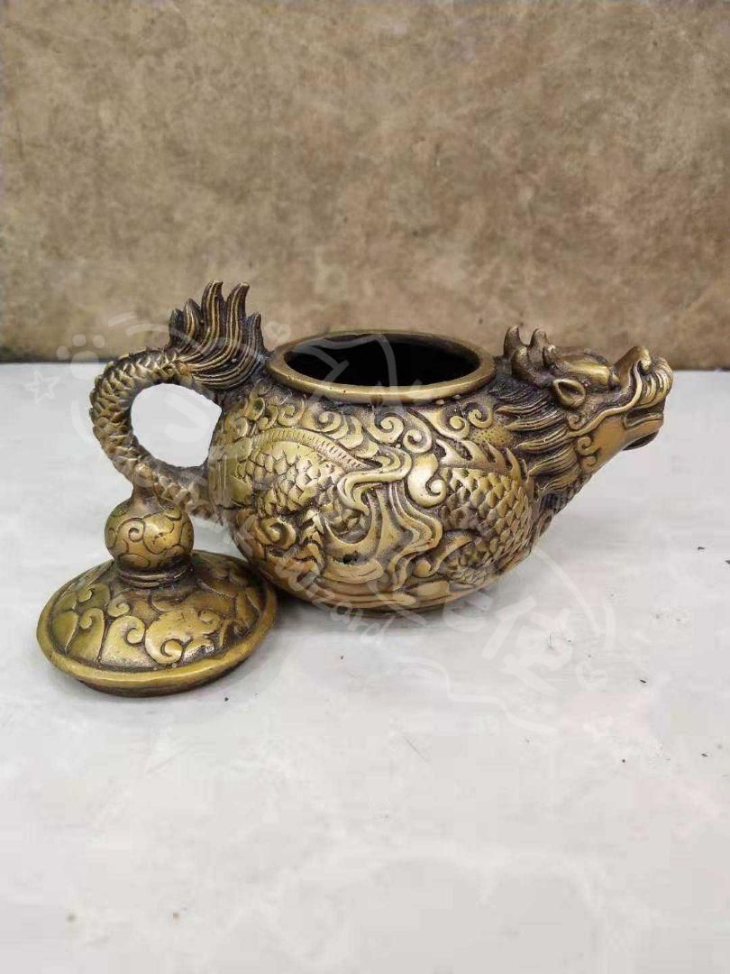 新年ギフト竜頭 徳利 現代 置物