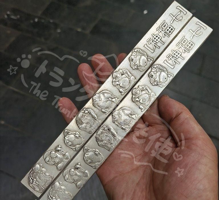 新年ギフト文房四宝 鎮尺 書道用品 七福神鎮尺