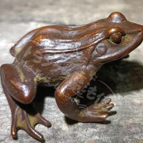 銅細工 カエル エル香挿 茶寵 香道具 装飾品 工芸品 美術品 置物 新年ギフト銅細工 蛙香挿 茶台茶寵 茶道具 香道具 装飾品 工芸品 置物