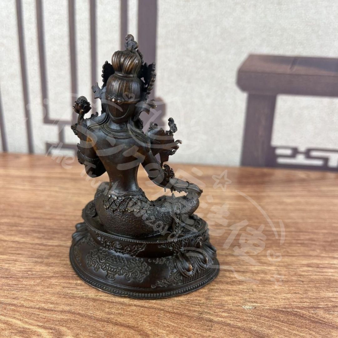 新年ギフト仏教美術 銅器 仏像 観世音救八難仏母仏像 工芸品 置物