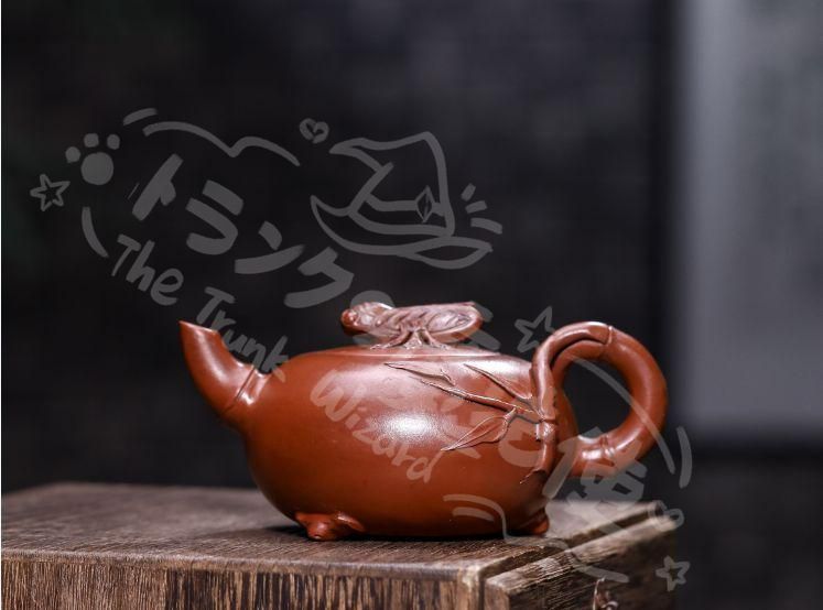 新年ギフト中国宜興 紫砂壺 紫砂急須 茶壺?茶道具 置物CZW1207P931