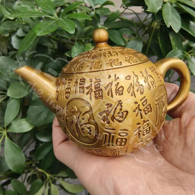 新年ギフト茶道具 百福徳利 福字茶壺 煎茶器 装飾品 工芸品 置物