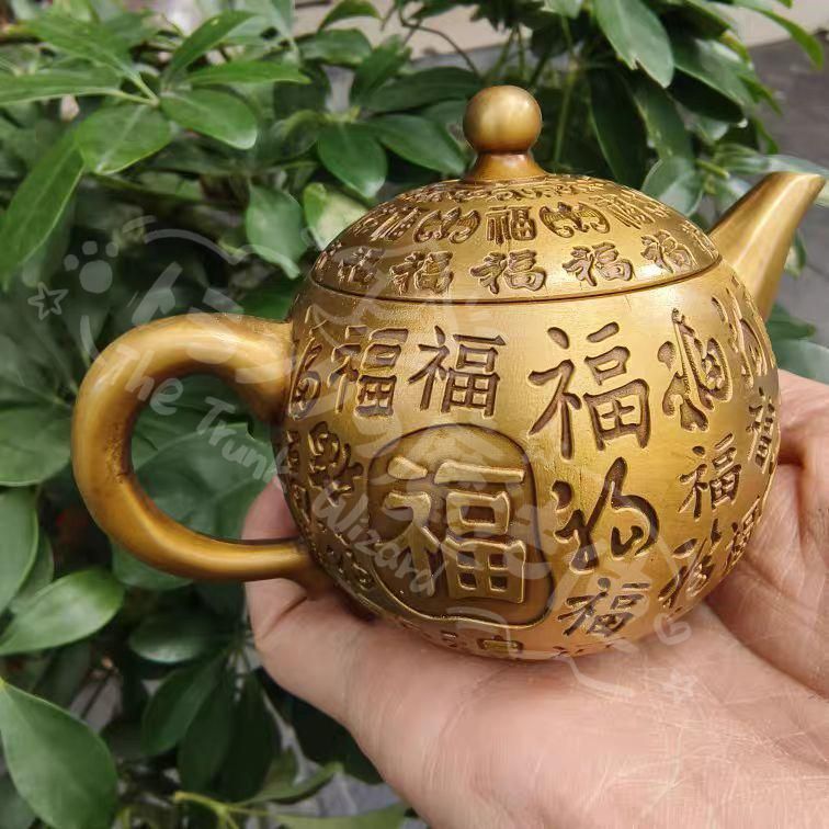 新年ギフト茶道具 百福徳利 福字茶壺 煎茶器 装飾品 工芸品 置物