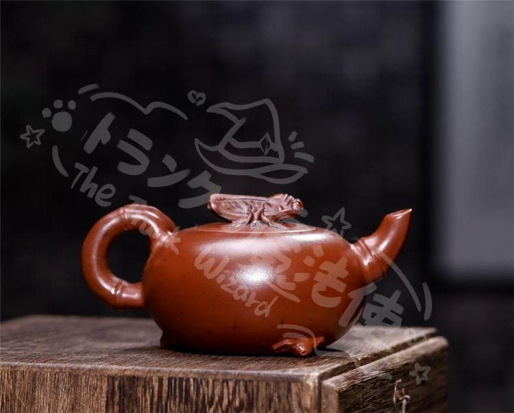 新年ギフト中国宜興 紫砂壺 紫砂急須 茶壺?茶道具 置物CZW1207P931