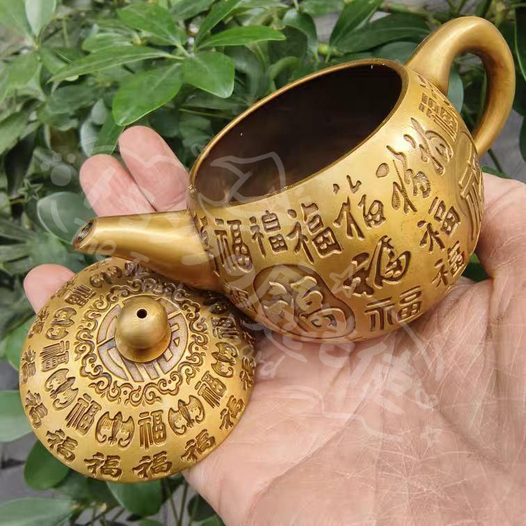 新年ギフト茶道具 百福徳利 福字茶壺 煎茶器 装飾品 工芸品 置物