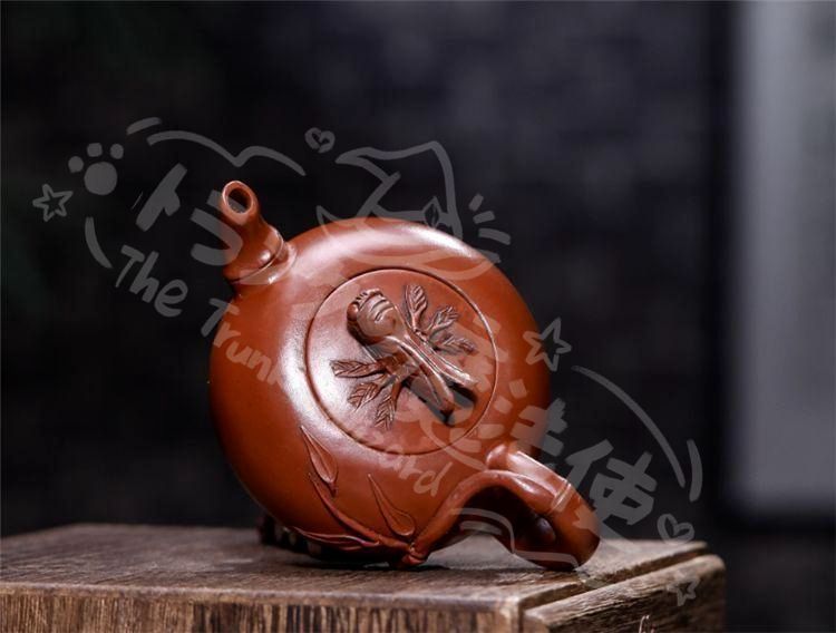 新年ギフト中国宜興 紫砂壺 紫砂急須 茶壺?茶道具 置物CZW1207P931