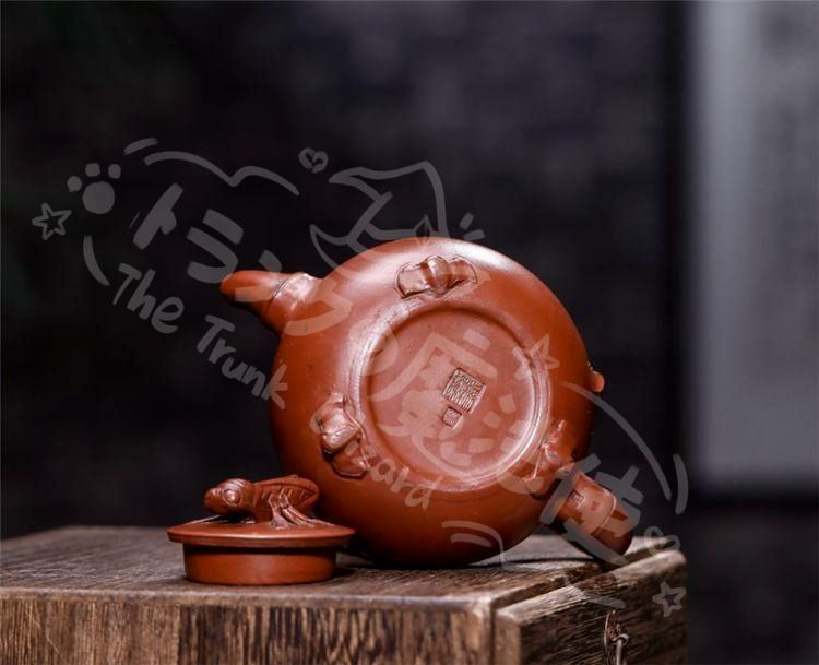 新年ギフト中国宜興 紫砂壺 紫砂急須 茶壺?茶道具 置物CZW1207P931