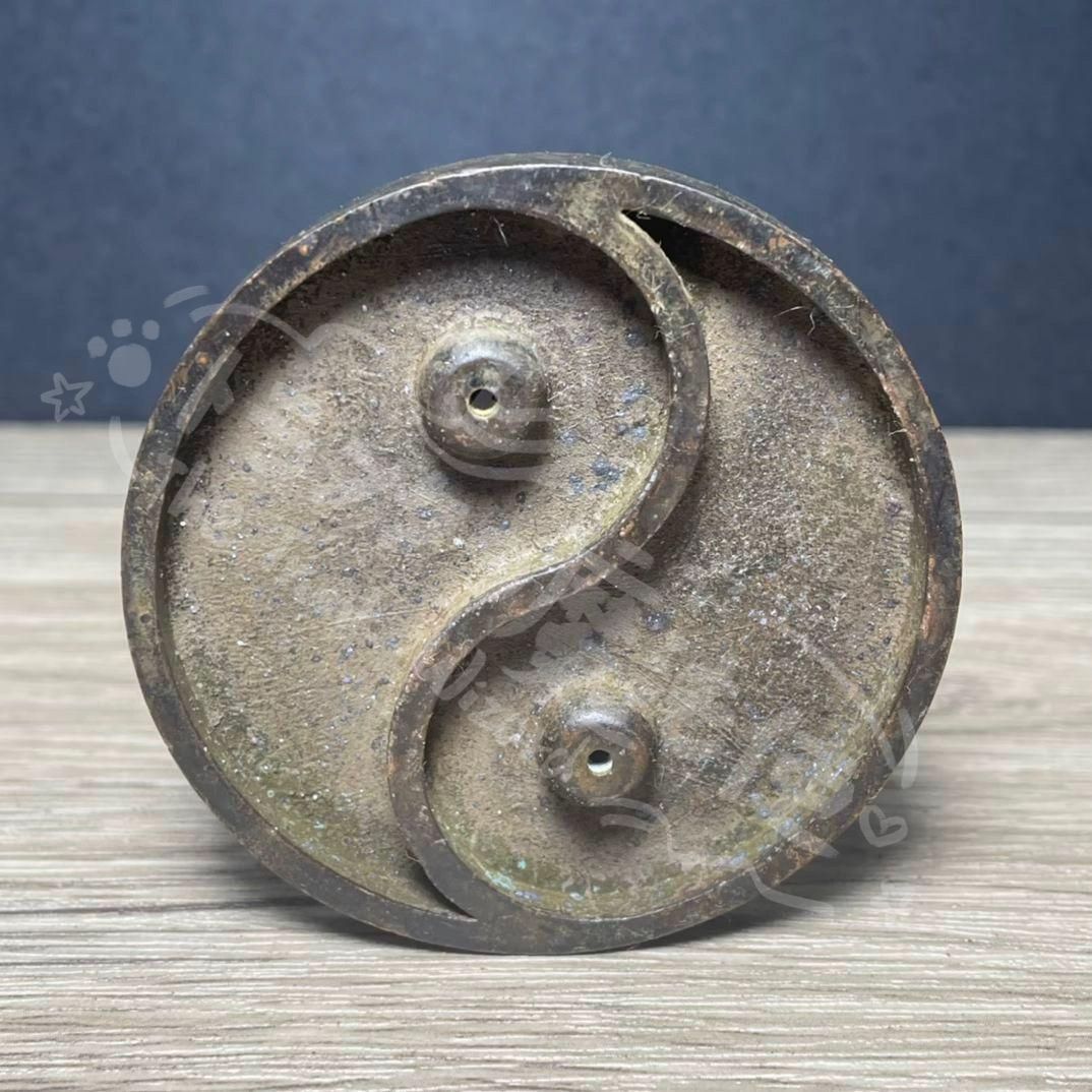 新年ギフト銅 細工 八卦香挿 香道具 台座 茶寵装飾品 工芸品 置物