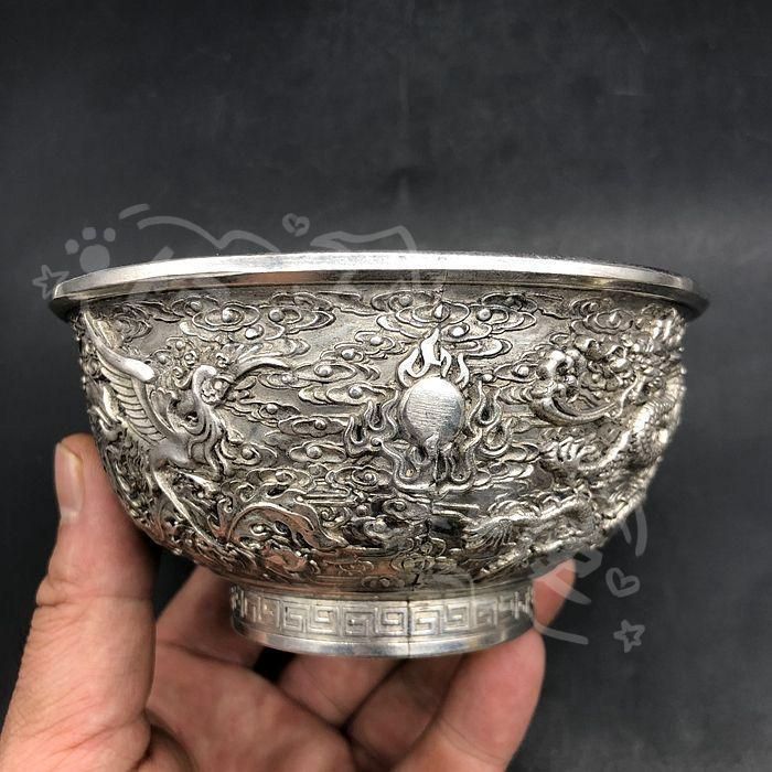 細工銅製  純銅宝鉢  工芸品  置物コレクション1 新年ギフト銅 細工 浮彫り 龍鳳碗 工芸品 置物CZW1207P549 - メルカリ