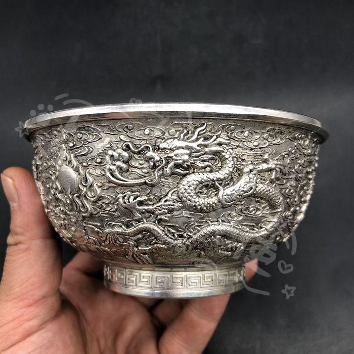 銅器 銅碗 龍鳳碗 リビング 玄関 書架 装飾品 工芸品 置物 銅器 ?金碗 吉祥八宝碗 色絵法宝碗 装飾品 工芸品 美術品