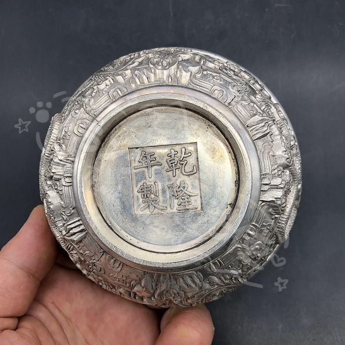 新年ギフト銅 細工 浮彫り 龍鳳碗 工芸品 置物CZW1207P549 - メルカリ