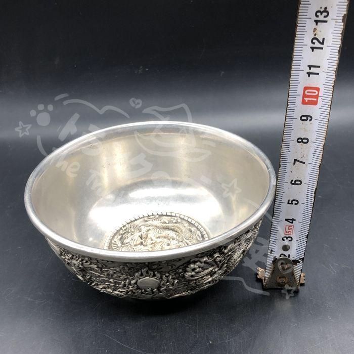 新年ギフト銅 細工 浮彫り 龍鳳碗 工芸品 置物CZW1207P549 - メルカリ