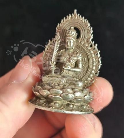 新年ギフト銅像 仏像 虚空蔵菩薩仏像 小仏像 銅器 置物