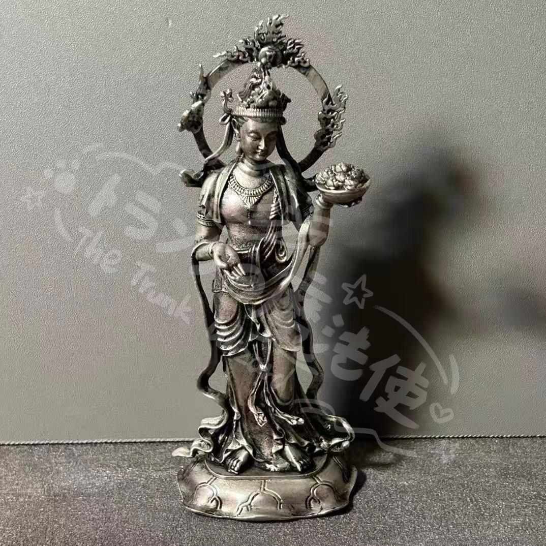 新年ギフト仏教美術 仏像 神女仏菩薩 銅器 鎮宅辟邪 開運風水 招財