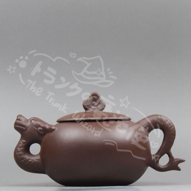 新年ギフト龍壺 紫砂壺?紫泥急須?茶壺?茶道具 置物