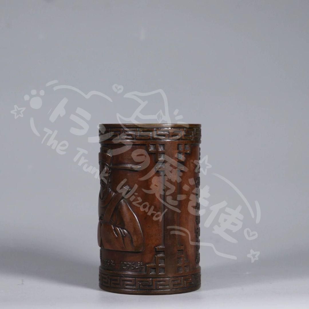 新年ギフト銅細工 三字経筆箱 書道具 文房具 置物