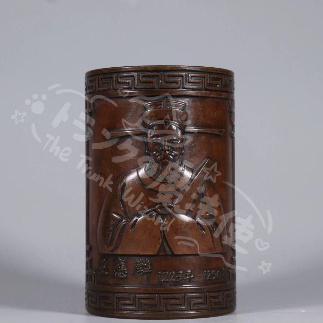 新年ギフト銅細工 三字経筆箱 書道具 文房具 置物