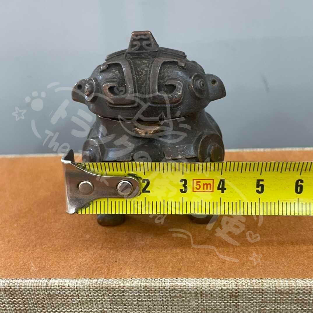 新年ギフト銅製 鶴尊 茶台 リビング 書斎 オフィス 開運 風水 置物