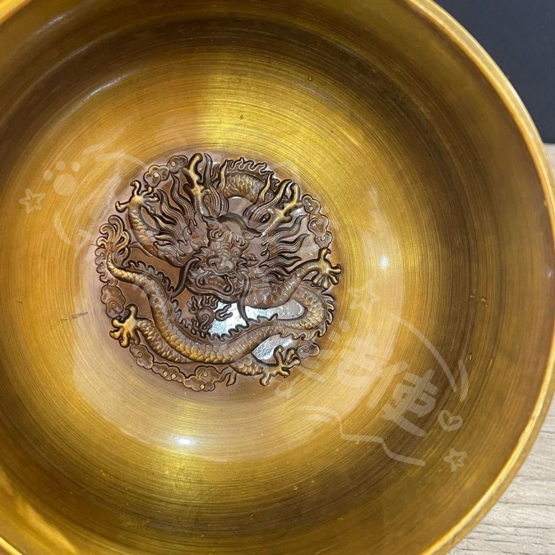 新年ギフト銅器 聚宝盆 客間 玄関 博古架 開運 風水 招財 置物 工芸品