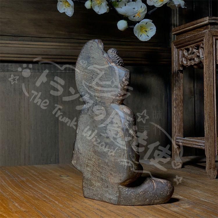 新年ギフトガンダーラ禅定坐像 石仏 鎮宅 辟邪 開運 風水 招財 置物