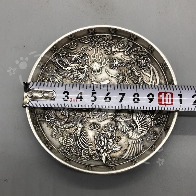 新年ギフト銅器 龍鳳盤 装飾品 工芸品美術品 置物CZW1207P791 - メルカリ