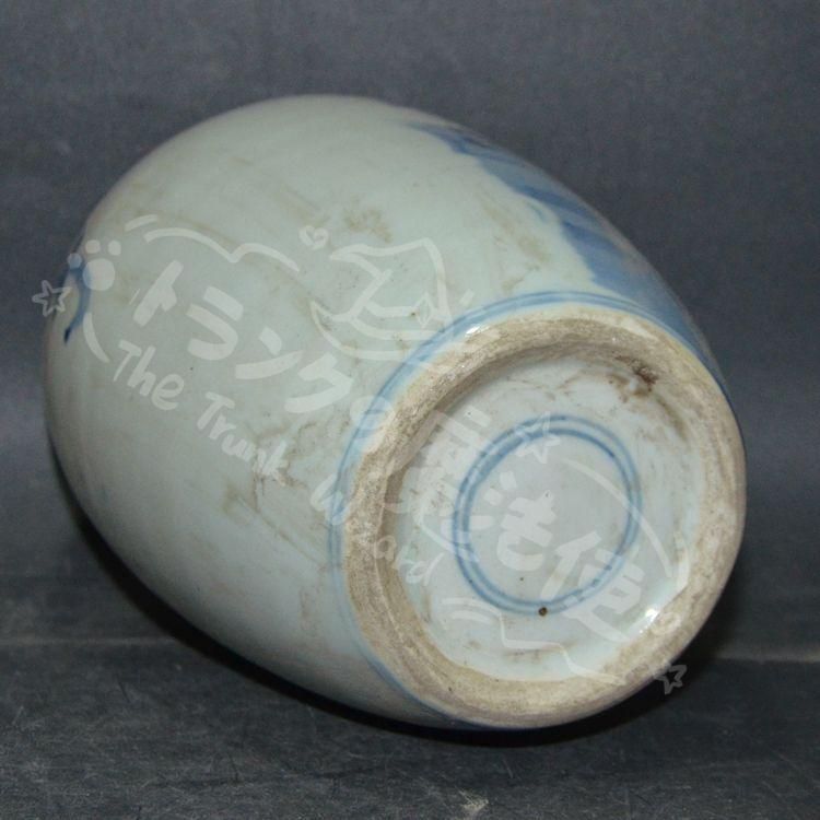 新年ギフト中国美術 青花麒麟が福を授かります冬瓜壇 装飾品 工芸品