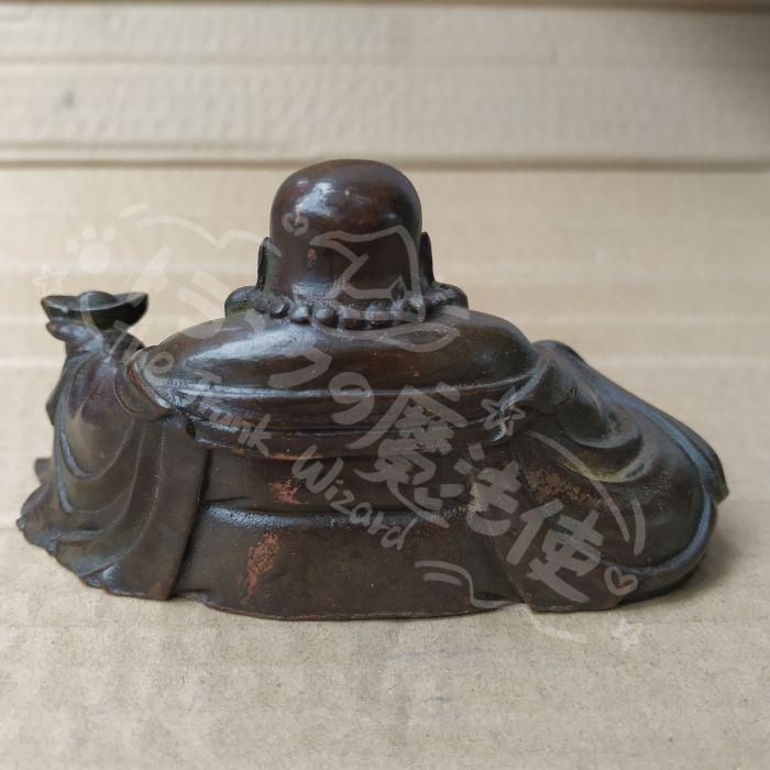 新年ギフト銅器の布袋様 工芸品美術品 置物CZW1207P822 - メルカリ