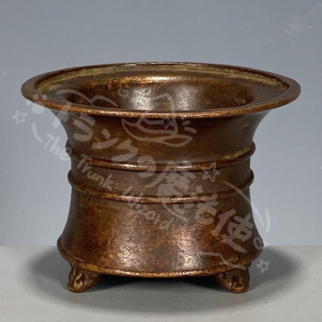 新年ギフト大明宣徳炉 香炉 仏具 工芸品 美術品 置物CZW1207P560